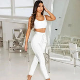 Women’s High Waist Pants for Summer Style and Comfort in 9 Colors - Himpall